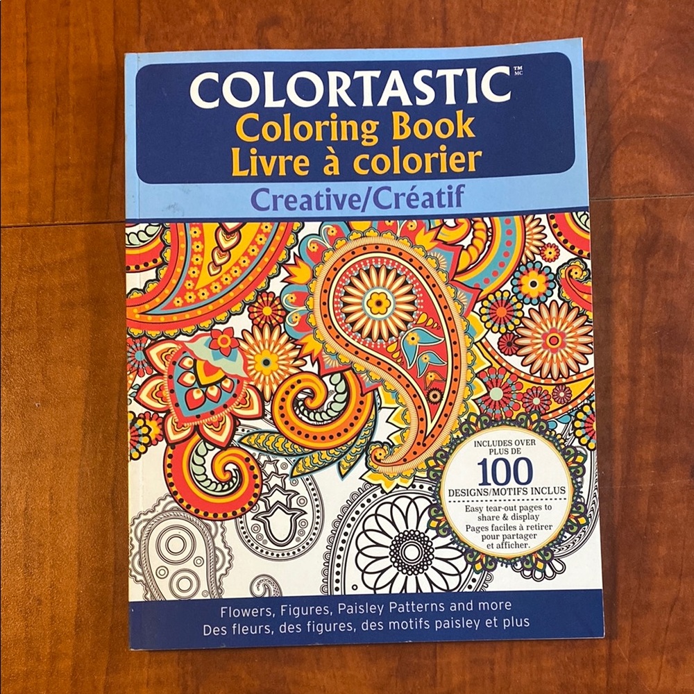 Adult Colouring Book - Over 100 Designs to Colour!